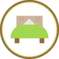 Bed Vector Icon Design