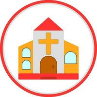 diseño de icono de vector de iglesia