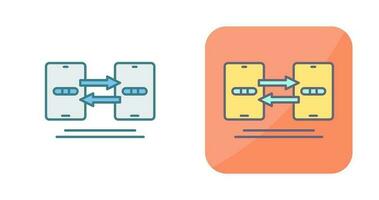 Data Synchronization Vector Icon