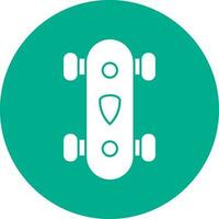 Longboard Vector Icon Design