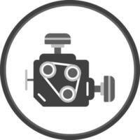 Car engine Vector Icon Design