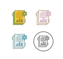 SEO Report Vector Icon