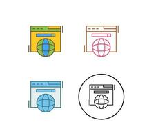 Browser Vector Icon