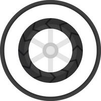 Wheels Vector Icon Design