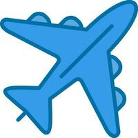 Airplane Vector Icon Design