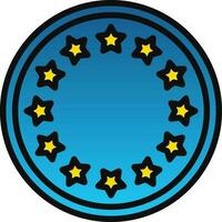 europeo Unión vector icono diseño