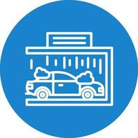 Car wash Vector Icon Design