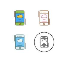 Weather App Vector Icon