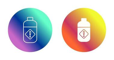 Pesticide Bottle Vector Icon