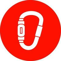 Carabiner Vector Icon Design