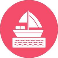 Boat Vector Icon Design