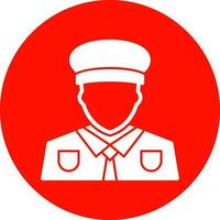 Captain Vector Icon Design