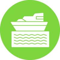 diseño de icono de vector de barco