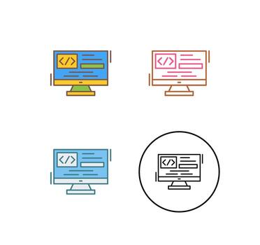 Coding Vector Icon