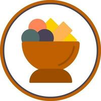 Moules frites Vector Icon Design
