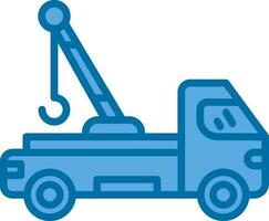 Tow truck Vector Icon Design