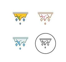 Icicle Vector Icon