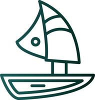 Boat Vector Icon Design