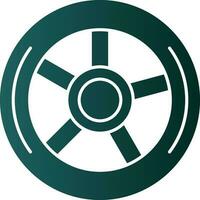 Wheel Vector Icon Design