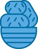 Croquette Vector Icon Design