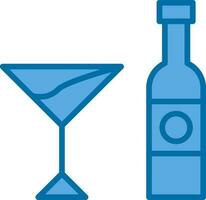 Alcoholic drink Vector Icon Design