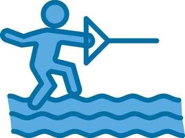 Water ski Vector Icon Design