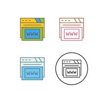 Www Vector Icon