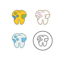 Caries Vector Icon