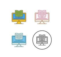 Digital Learning Vector Icon