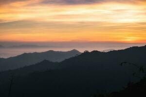 montaña escénico natural vistoso amanecer foto
