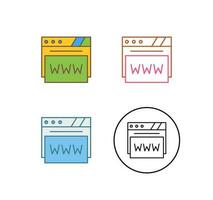 Web Browser Vector Icon