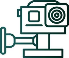 Action camera Vector Icon Design