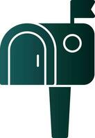 Mailbox Vector Icon Design