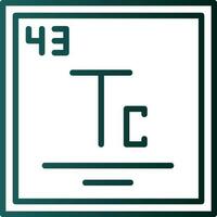 Technetium Vector Icon Design