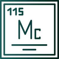 Moscovium Vector Icon Design