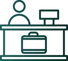 Check-in Vector Icon Design