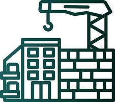 Construction site Vector Icon Design