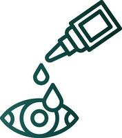 Eye drop Vector Icon Design