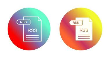 icono de vector de rss