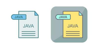 icono de vector de java