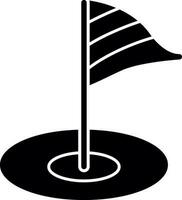 Minigolf Vector Icon Design