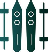 Ski Vector Icon Design
