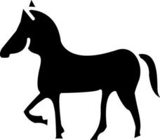 diseño de icono de vector de caballo