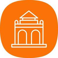 Parc du cinquantenaire Vector Icon Design