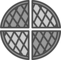 Waffle Vector Icon Design