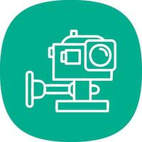 Action camera Vector Icon Design