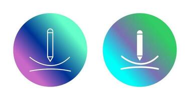 Draw Curve Vector Icon