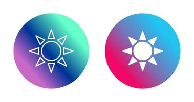 UV Radiation Vector Icon