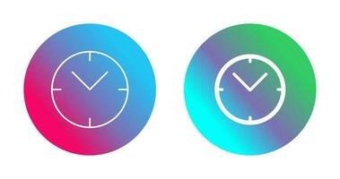 Unique Clock Vector Icon