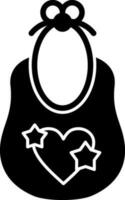 Baby bib Vector Icon Design